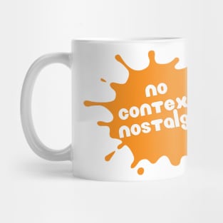 No Context Nostalgia Logo Mug